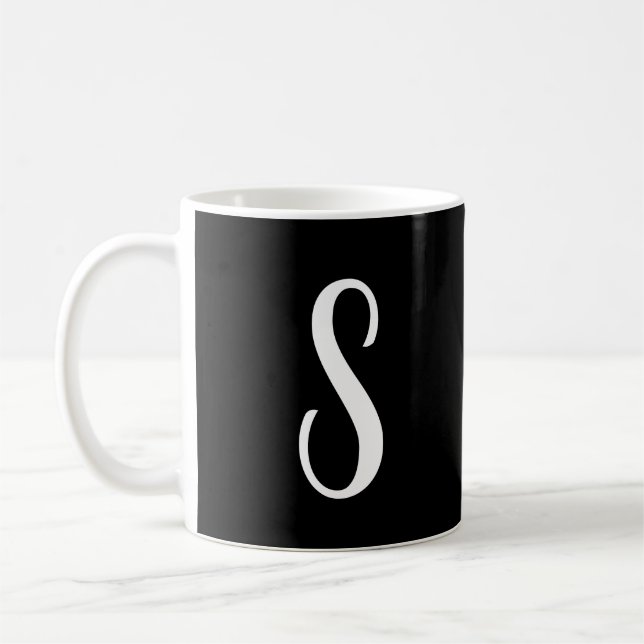 CANECA DE CAFÉ SCRIPT MONOGRAM CAFFEE MUG (Esquerda)