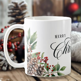 Caneca De Café Script Natal