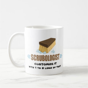 Caneca De Café Scrubologist engraçado