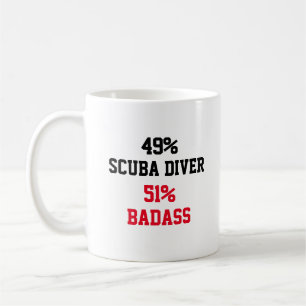 Caneca De Café Scuba Diver Badass