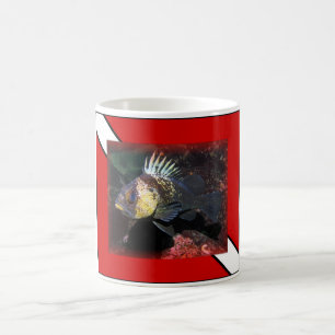 Caneca De Café Scuba Diving Rockfish - camisa