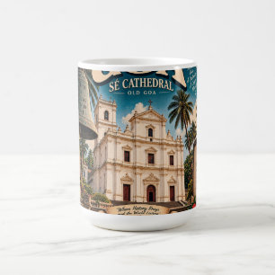 Caneca De Café Sé Catedral Goa – Património de Goa Antiga