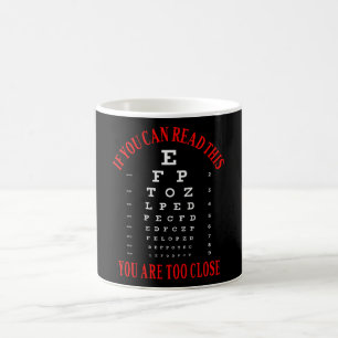 Caneca De Café Se conseguir ler isto, está muito perto