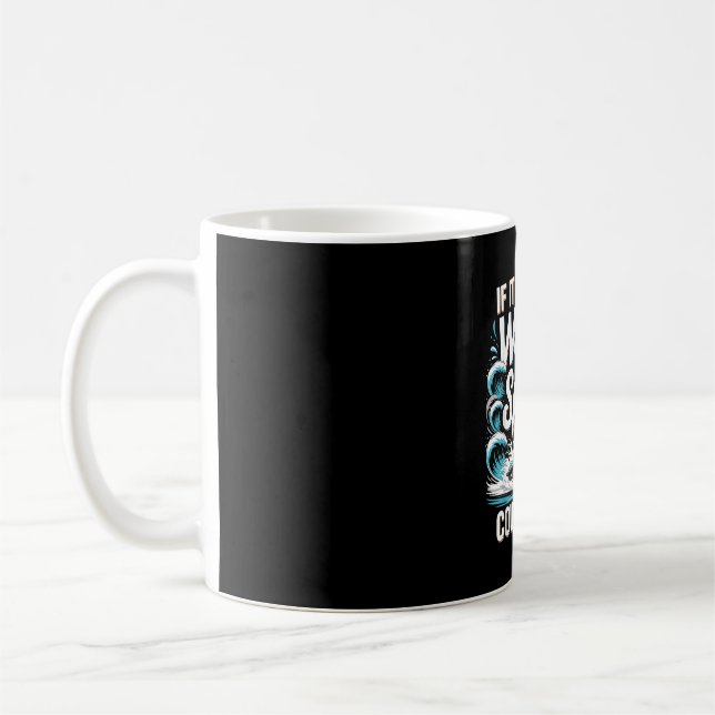 Caneca De Café Se envolve água e velocidade, conte comigo em jet  (Esquerda)