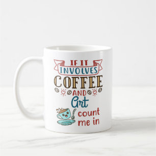 Caneca De Café Se Envolve Café e Arte Conte-Me