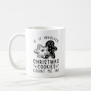 Caneca De Café Se Envolver Cookies De Natal Conte-Me Em