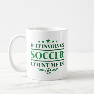 Caneca De Café Se Envolver O Futebol Conte-Me