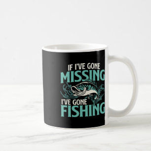 Caneca De Café Se eu desapareci, é porque fui pescar - Pesca de P