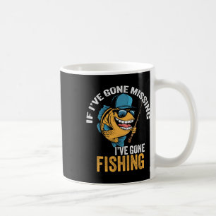 Caneca De Café Se eu desapareci, fui pescar Pescador 1