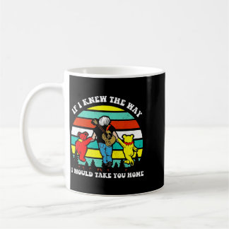 Caneca De Café Se Eu Soubesse O Caminho Levaria Para Casa Retro V