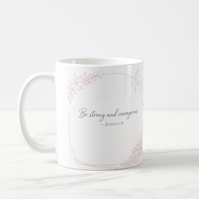 Caneca De Café Sê forte cálice (Esquerda)