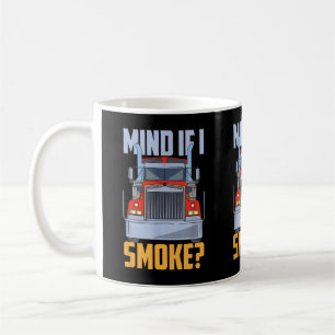 Caneca De Café Se Importa Se Fumar Mecânico Diesel De Caminhão Se