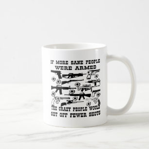 Caneca De Café Se mais são as pessoas foram armadas as pessoas