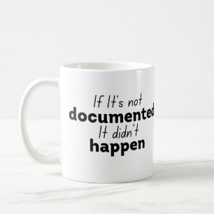 Caneca De Café Se não está documentado Não aconteceu