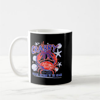 Caneca De Café Se O Crabby Por Favor Volte Ao Design Da Praia