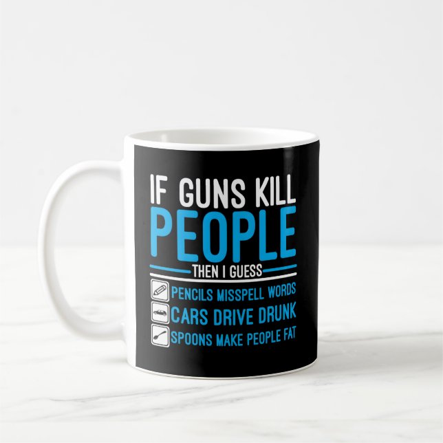 Caneca De Café Se o Guns Pessoas Gun Ammo (Esquerda)