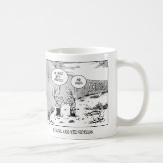 Caneca De Café Se os imigrantes ilegais votam o republicano