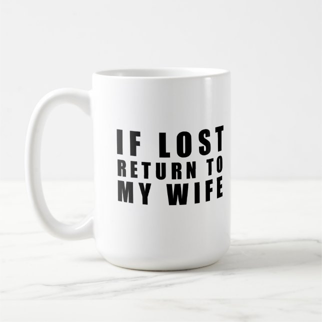 Caneca De Café Se perder o regresso à minha mulher (Esquerda)