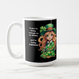 Caneca De Café Se tiver sorte de ser irlandês, tem sorte