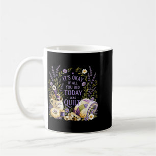 Caneca De Café Se Tudo o Que Você Fez Foi Crafter de Quilt Design