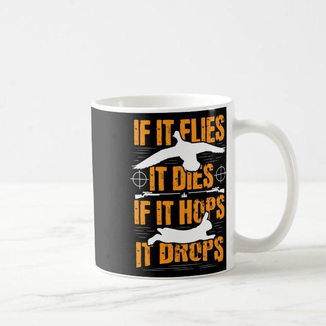 Caneca De Café Se Voar, Morre Se Salto - Coelho H (Direita)