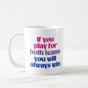 Caneca De Café Se você jogar para os dois times você sempre ganha