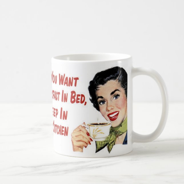 Caneca De Café Se você quer o pequeno almoço na cama (Direita)