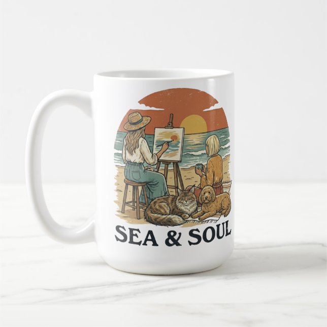 Caneca De Café Sea and Soul Dream (Esquerda)