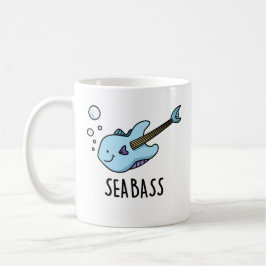 Caneca De Café Sea Bass Funny Bass Guitarra