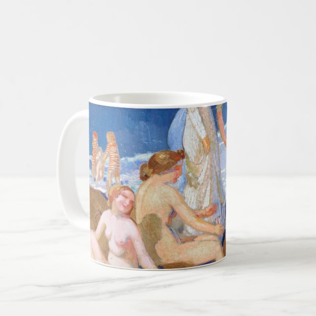 Caneca De Café Sea Bathing, Maurice Denis (Frente Esquerda)