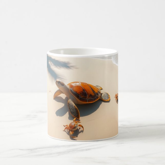 Caneca De Café Sea  Crabs on Tropical Beach – Serene Ocea (Centro)