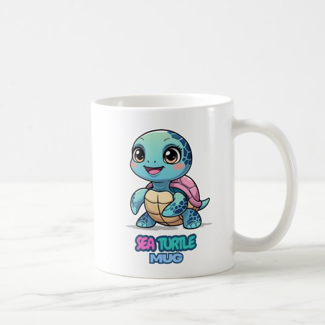 Caneca De Café Sea Turtle Mug (Direita)