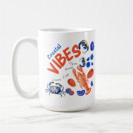 Caneca De Café Seafood Beach Fisherman Ocean Tropical Quote 