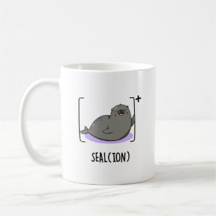 Caneca De Café Seal Ion Funny Sea Lion Pun