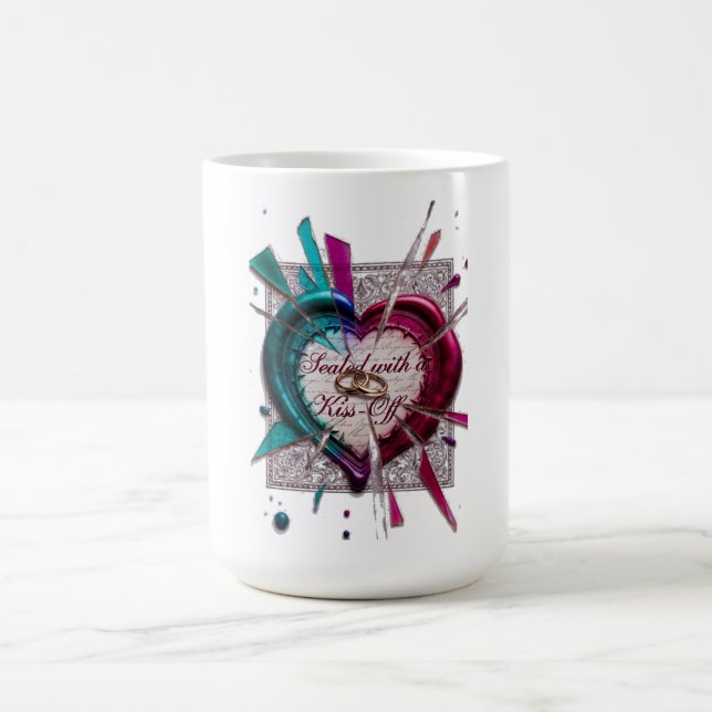 Caneca De Café Sealed with a Kiss-Off T-Shirt | Fractured Oath (Centro)