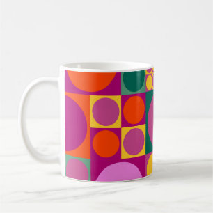 Caneca De Café Seamless abstract geometric background pattern, r