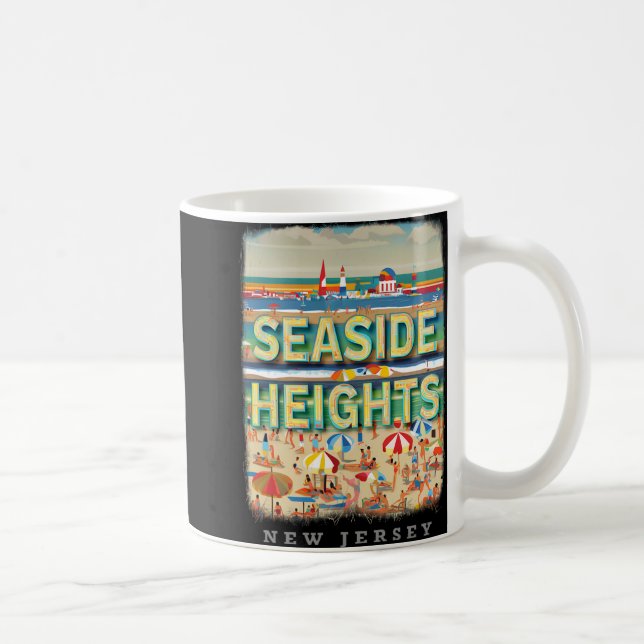 Caneca De Café Seaside Heights New Jersey Nj Beachside Bliss Sd26 (Direita)