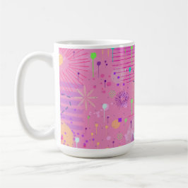 Caneca De Café Seasonal Fruit Salad: Abstract Painting