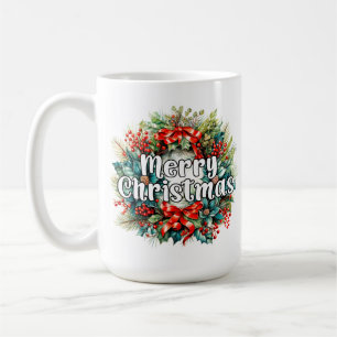 Caneca De Café Seasons Saudações   Frota de Natal feliz
