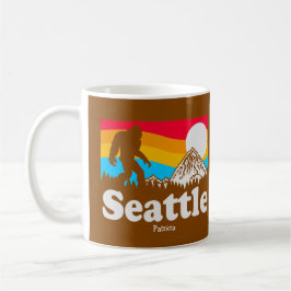 Caneca De Café Seattle Big Foot/Sasquatch Personalizado