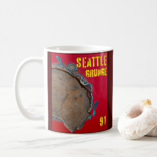 Caneca De Café Seattle Grunge Music 1991