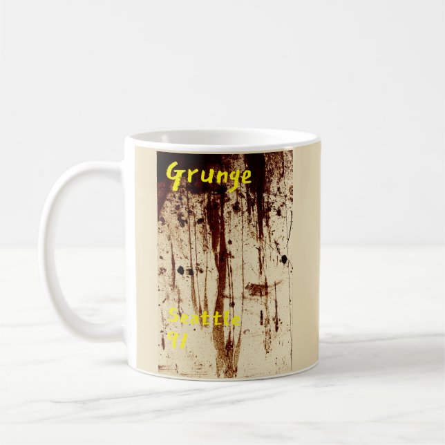 Caneca De Café Seattle Grunge Music 1991 (Esquerda)