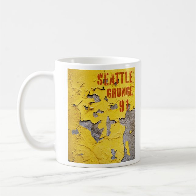 Caneca De Café Seattle Grunge Music 1991 (Esquerda)