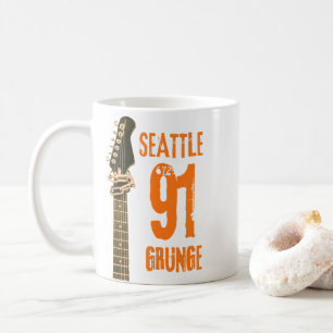 Caneca De Café Seattle Grunge Music 1991