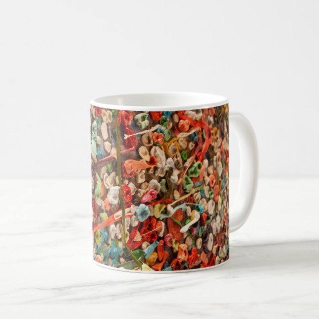 Caneca De Café Seattle Gum Wall (Frente Esquerda)