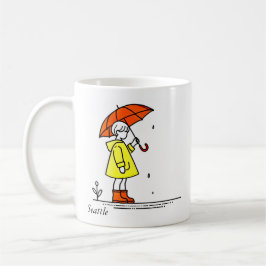 Caneca De Café Seattle Rainy Day Souvenir Mug