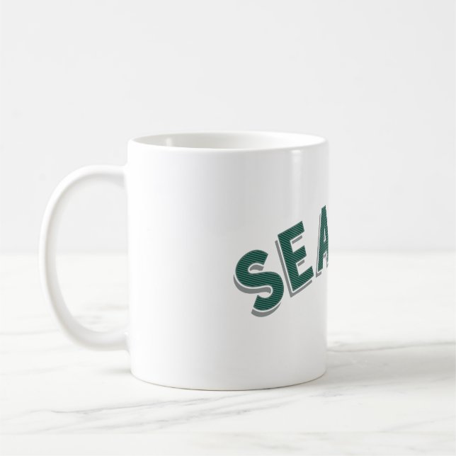 Caneca De Café Seattle, Washington Vintage Arch (Esquerda)