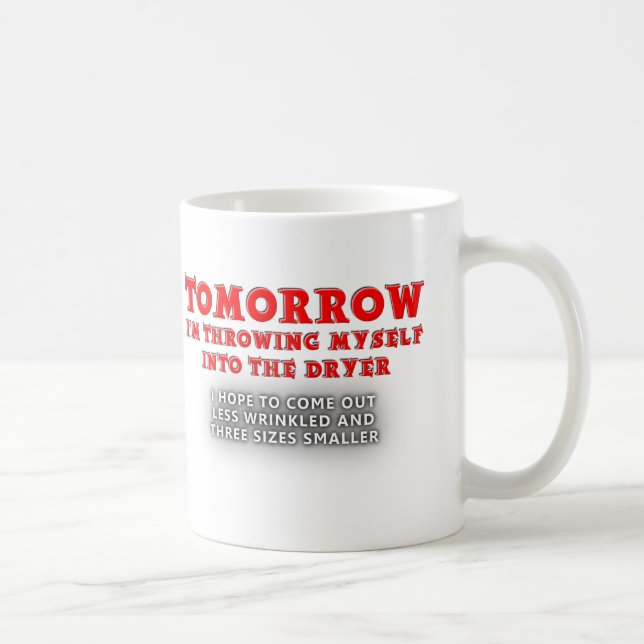 Caneca De Café Secador de Jovens Engraçados Mug (Direita)