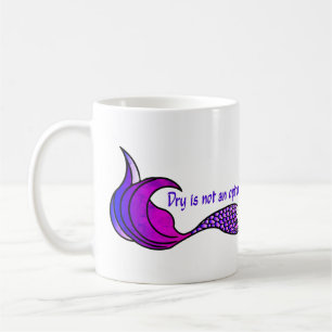 Caneca De Café Seco Não É Uma Opção Colar Cor Rosa/Púrpura