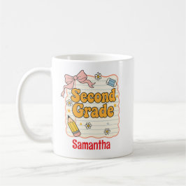 Caneca De Café Second Grade – Cute Back to School Supplies